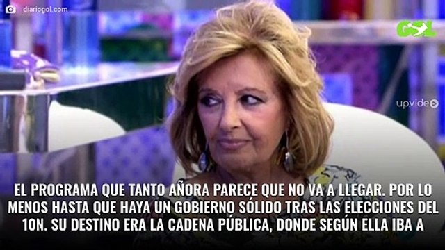 “María Teresa Campos tiene mote en Telecinco” (y es humillante. Y es por Bigote Arrocet)