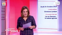 Invitée : Christiane Lambert - Bonjour chez vous ! (24/10/2019)