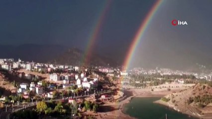 Tunceli’de gökkuşağı şöleni