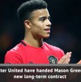 Man United youngster Greenwood signs new long-term deal