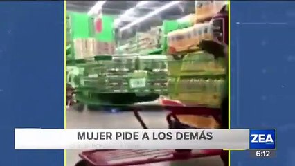 &#039;Confíen en Dios&#039;, pide una mujer a personas atrapadas en supermercado durante balacera