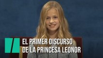 El discurso íntegro de la princesa Leonor