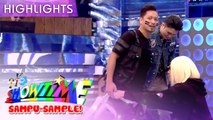 Jhong gets stuck in a chair | It's Showtime Sampu-Sample