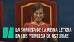 La sonrisa de la reina Letizia durante los Premios Princesa de Asturias