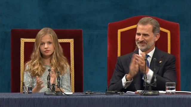 Leonor pronuncia su primer discurso en los Premios Princesa de Asturias
