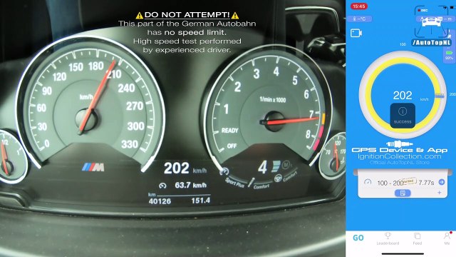 BMW M4 F82 Competition 573HP | 287km/h DRAGY GPS Acceleration by autotopnl