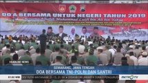 TNI-Polri dan Santri di Jawa Tengah Gelar Doa Bersama