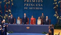 La Princesa de Asturias brilla en su debut en los Premios
