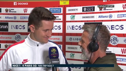 La réaction d'Ander Herrera après Nice / PSG