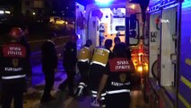 Sivas'ta 1 kişinin öldüğü 1 kişinin yaralandığı korkunç kaza kamerada