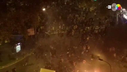 44 heridos por ahora en otra noche de protestas en Cataluña
