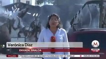 Daños tras enfrentamiento en Culiacán