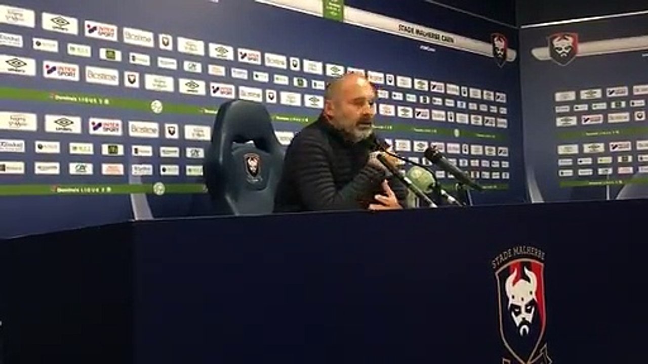 La réaction de Pascal Dupraz après Caen-VA (0-0)