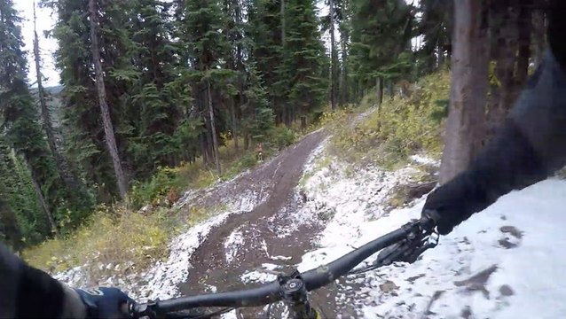 Mountain Biking Down A Double Black Diamond Trail is One Bumpy Ride