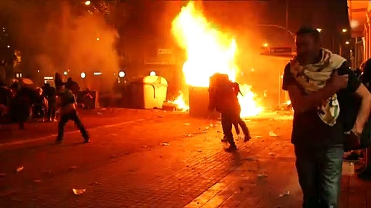 Caos em protestos