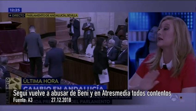 Seguí vuelve a abusar de Elisa Beni y en Atresmedia todos contentos