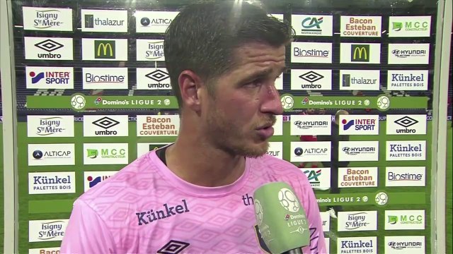 La réaction de Anthony Weber après SMCaen / Valenciennes FC