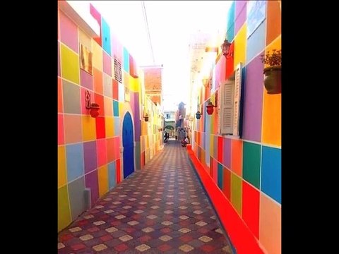 مجتمع مدنى و متطوعون ساهموا فى هذه اللوحة الفنية بمنطقة بنان من ولاية المنستير