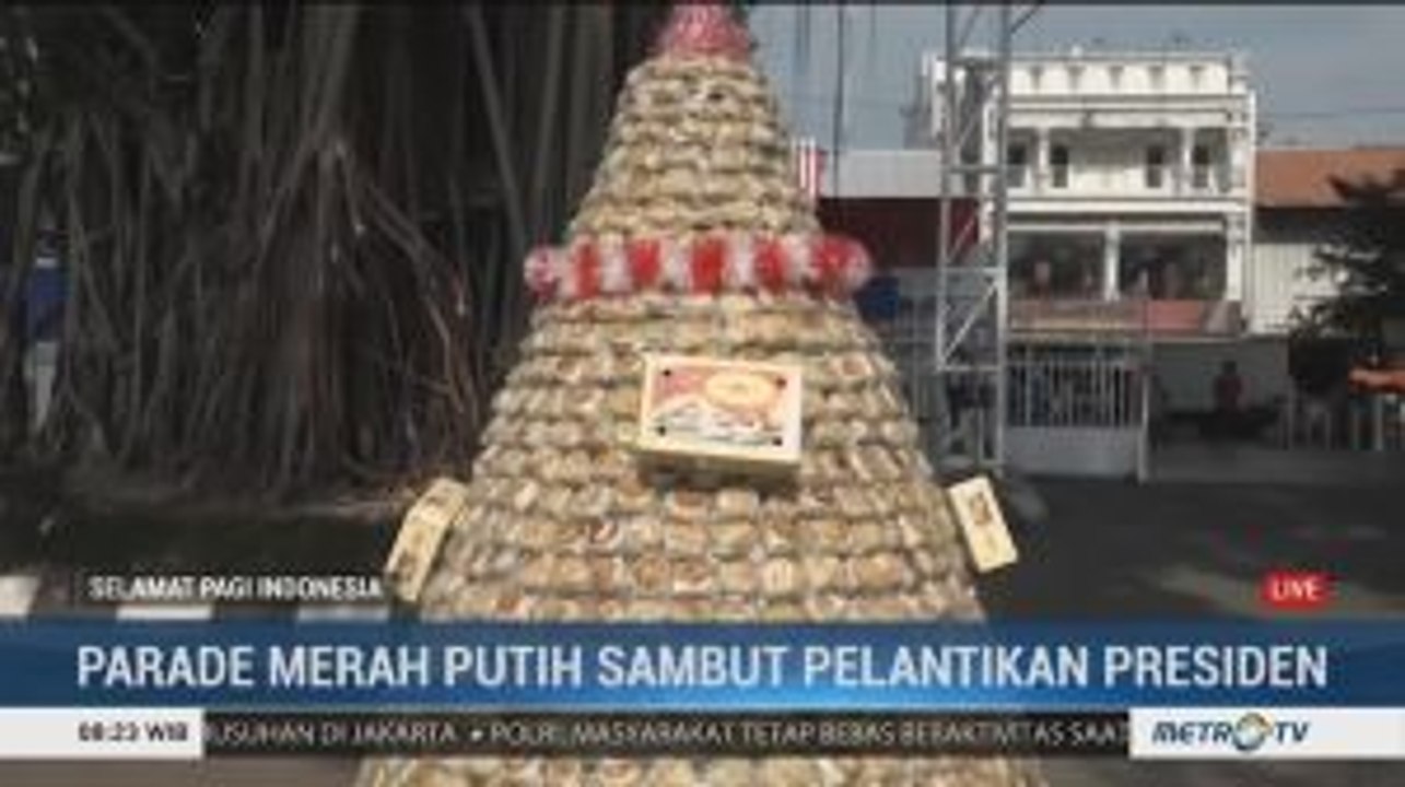 Yogyakarta Gelar Parade Merah Putih Sambut Pelantikan Jokowi-Ma'ruf
