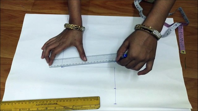 Boat Neck Blouse 44 inch chest paper cutting/blouse design