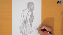 How to Draw a Beautiful Girl Hair - How to Draw a Girl - How to Draw a Hair - Hair Drawing - Pencil Sketch - Pencil Sketch Drawing - Drawing Tutorial - Step By Step - Drawing Tips - How to Draw