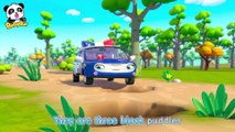 Car Wash Song 2 - Police Car, Fire Truck - Monster Truck - Nursery Rhymes - Kids Songs - BabyBus