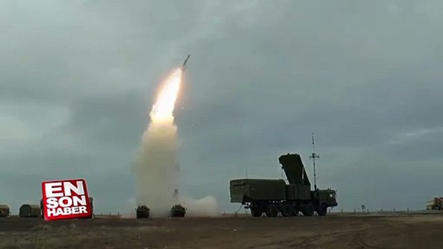 S-400 hava ve füze savunma sisteminin tatbikat görüntüleri