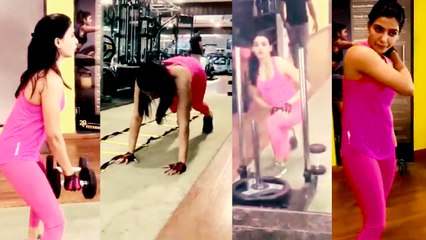 Sammu Hard Workout in GYM:கடும் உடற்பயிற்சி செய்யும் சம்மு