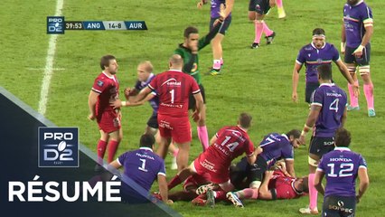 PRO D2 - Résumé Angoulême-Aurillac: 37-11 - J08 - Saison 2019/2020