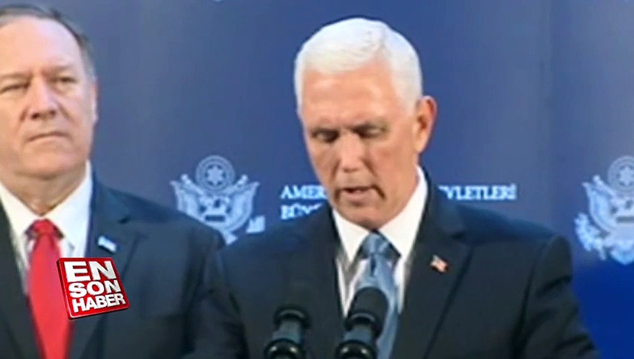 Mike Pence ABD ve Türkiye ateşkes için anlaştı