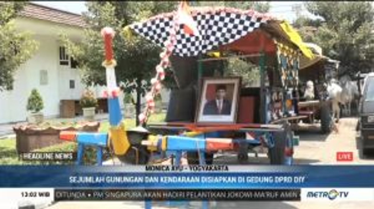 Sambut Pelantikan Presiden, Warga Yogyakarta Ikuti Parade Merah Putih