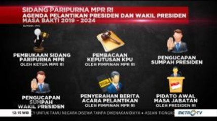 Ini Agenda Pelantikan Presiden dan Wakil Presiden
