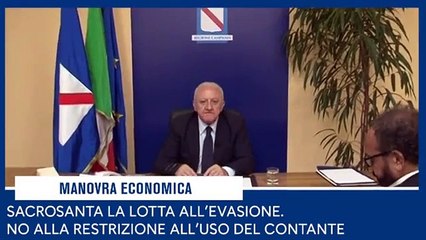 De Luca Trump un irresponsabile. Da Mattarella grande dignità (18.10.19)