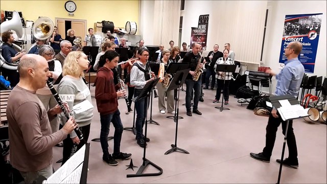 Une quarantaine de musiciens de l’Aire urbaine ont répété en vue de la manifestation de soutien à General Electric