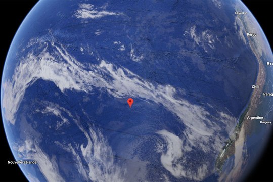 Le point Nemo, l’endroit le plus isolé sur Terre