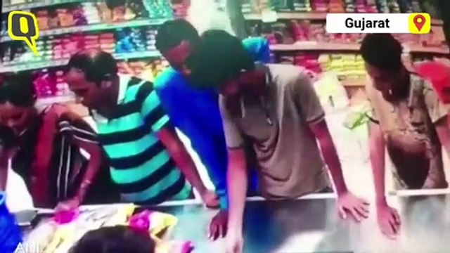 Kamlesh Tiwari Murder Case: CCTV Visuals of 3 Suspects Detained by Gujarat ATS