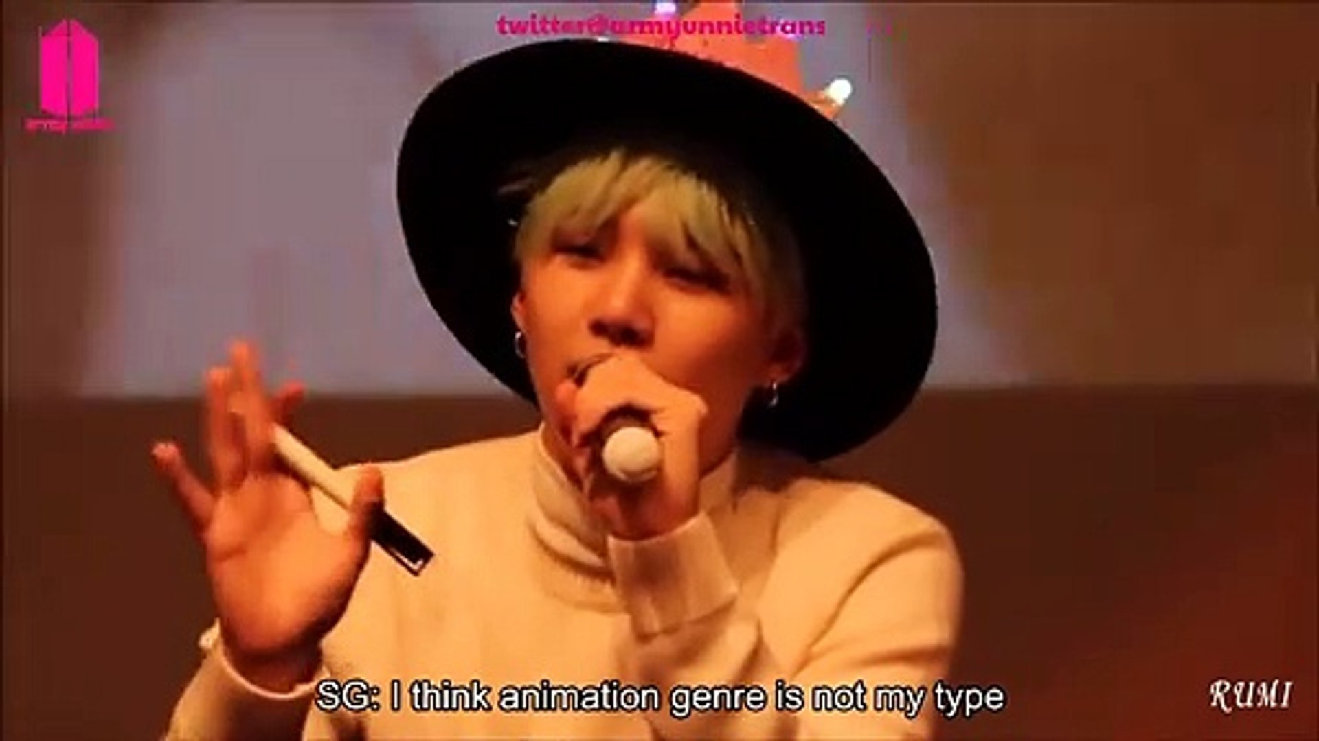160102 Eng Bts Fansign Suga S Taste For Movies Foods And