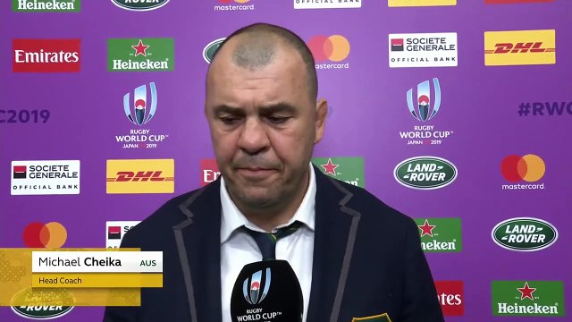 Michael Cheika on Australia's defeat to England