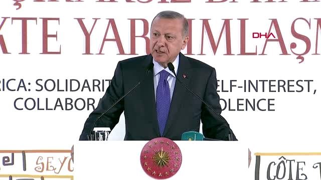 Cumhurbaşkanı erdoğan, 3. afrika ülkeleri dini liderler zirvesi'nde konuştu