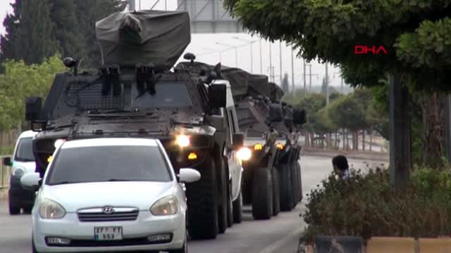 Kilis suriye'ye özel harekat polisi takviyesi