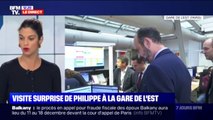 SNCF: Édouard Philippe en visite surprise à la Gare de l'Est