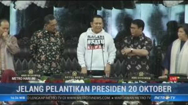 Pimpinan MPR Hadiri Geladi Bersih Pelantikan Presiden-Wapres