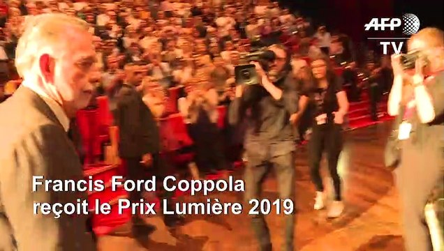 Francis Ford Coppola reçoit le prix Lumière 2019 à Lyon