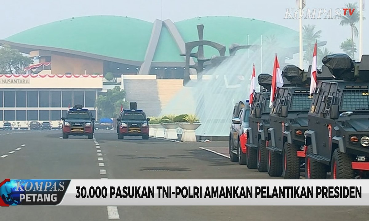 30.000 Pasukan TNI-Polri Amankan Pelantikan Presiden