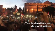 Les Libanais en colère manifestent à Beyrouth