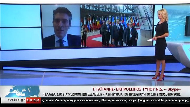 Ο εκπρόσωπος τύπου Ν.Δ., Τ. ΓΑΪΤΑΝΗΣ, στο STAR K.E.