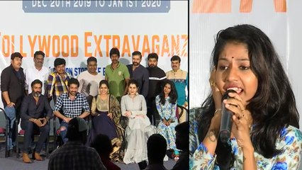 Madhupriya Excellent Performance @ Tollywood Extravagance Press Meet