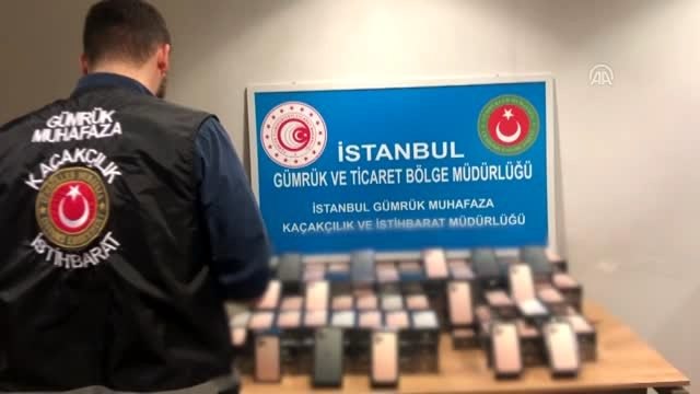 Sabiha Gökçen Havalimanı'nda 179 cep telefonu ele geçirildi