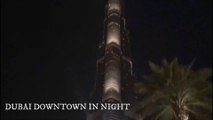 DUBAI DOWNTOWN NIGHT VIEW
