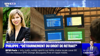 SNCF: détournement du droit de retrait selon Edouard Philippe - 19/10